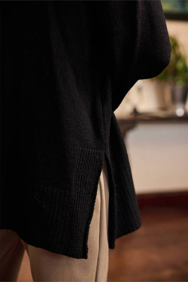 Siyah Soft Kazak - 4