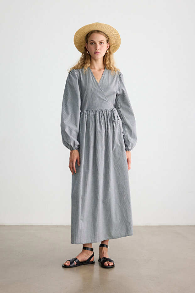 SİYAH PÖTİKARE ELBİSE - 3