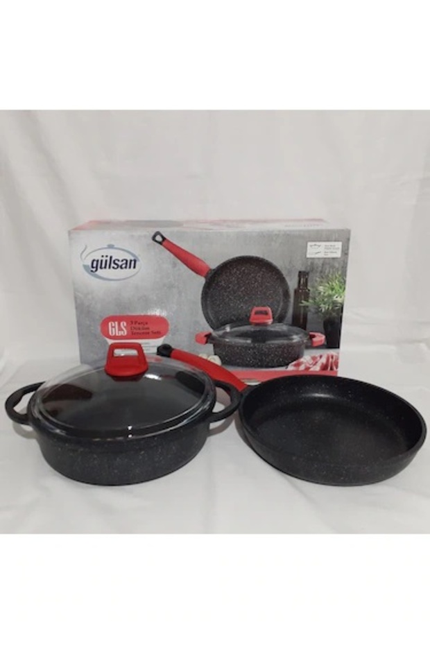 3 Parça Döküm Granit Set 26Cm - 2