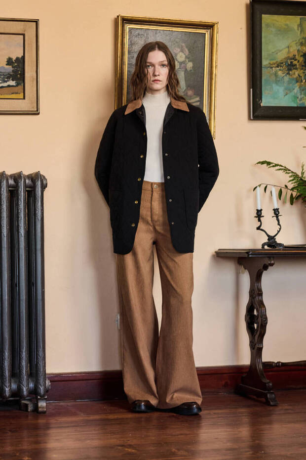 CAMEL FİTİLLİ KADİFE PANTOLON - 4