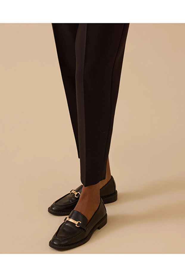 Moon Çift Pileli Bilek Boy Pantolon - 4