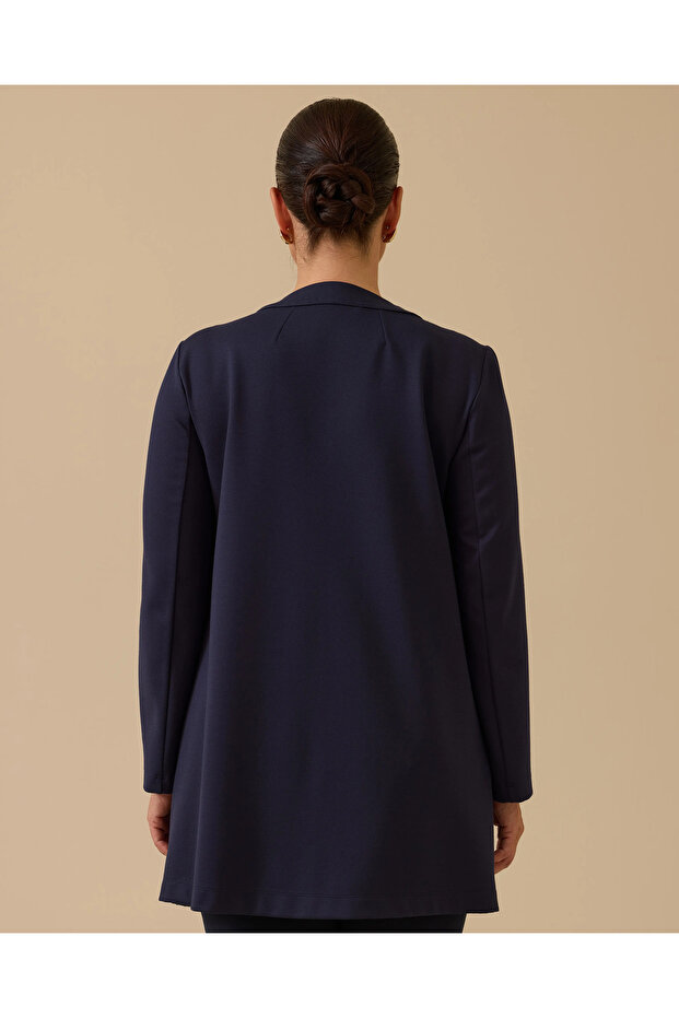 سترة جاكار كبيرة الحجم مزودة بسحاب - 3