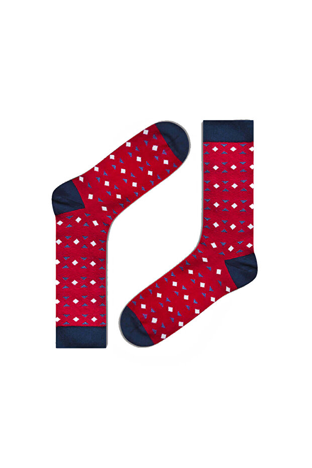 Kırmızı Erkek Çorap - 1