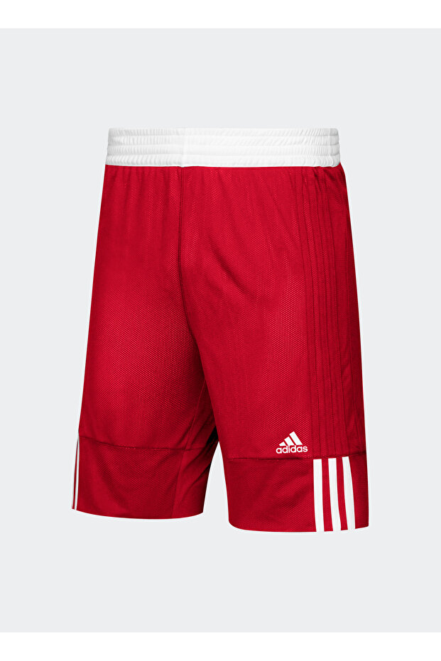 Lastikli Bel Kırmızı - Beyaz Çocuk Şort DY6627 Y TMS REV SHORT - 1
