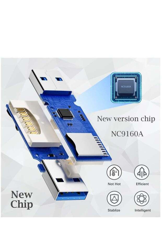 USB 3.0 SD Card Reader – 2-Pack, Micro SD Compatible - 3