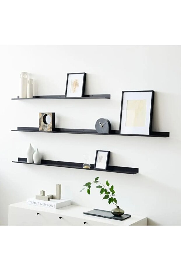 1 Adet Metal Duvar Rafı 40 cm Metal Duvar Rafı ,Uçan Raf , Çerçeve Rafı , Çok amaçlı Gizli Raf - 5