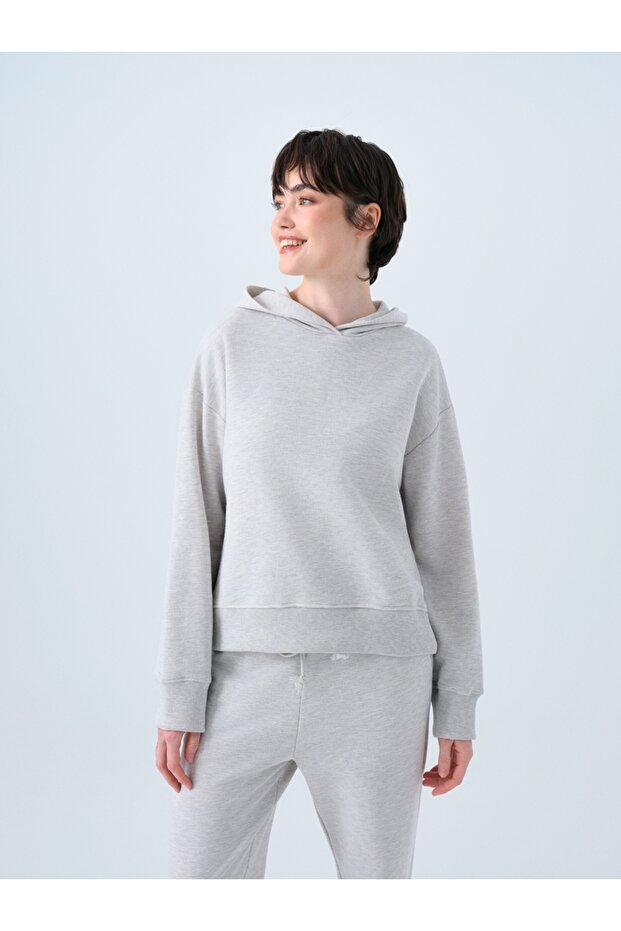 Regular Fit Kadın Sweatshirt - 1