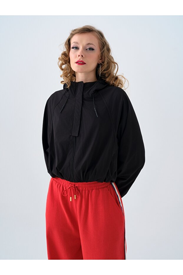 Oversize Kadın Yağmurluk - 1