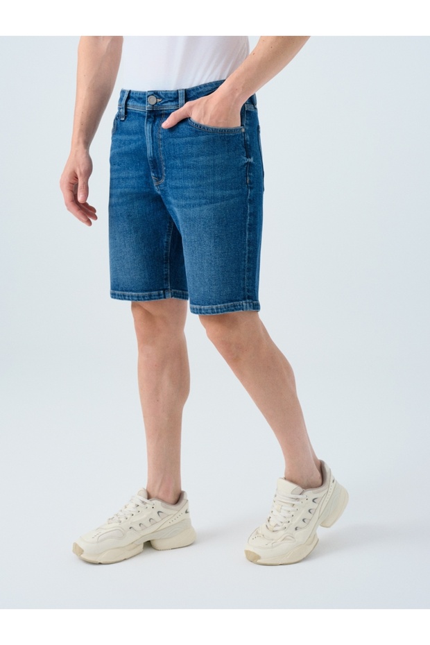 Slim Fit Erkek Şort - 4