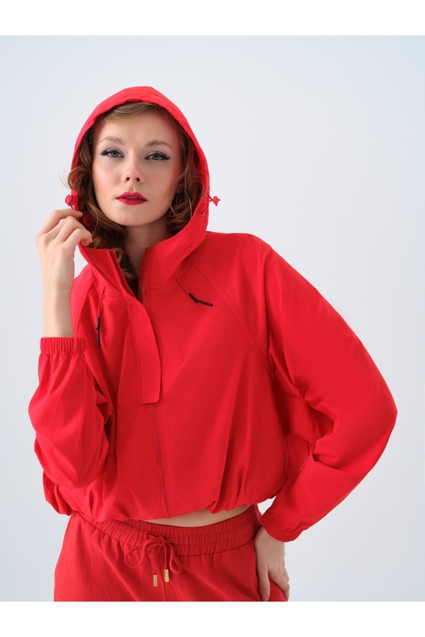 Oversize Kadın Yağmurluk - 5