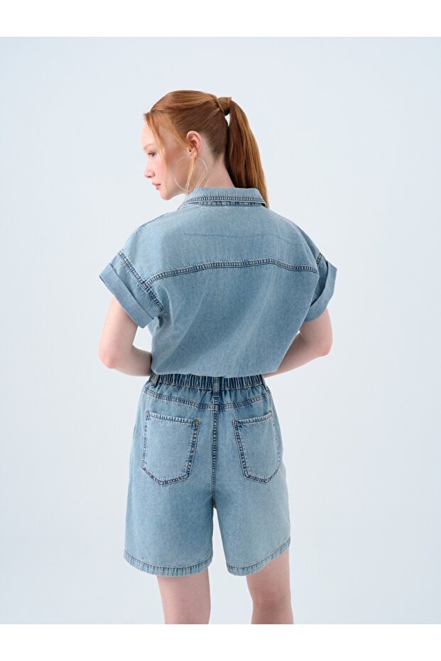 Regular Fit Kadın Tulum - 3