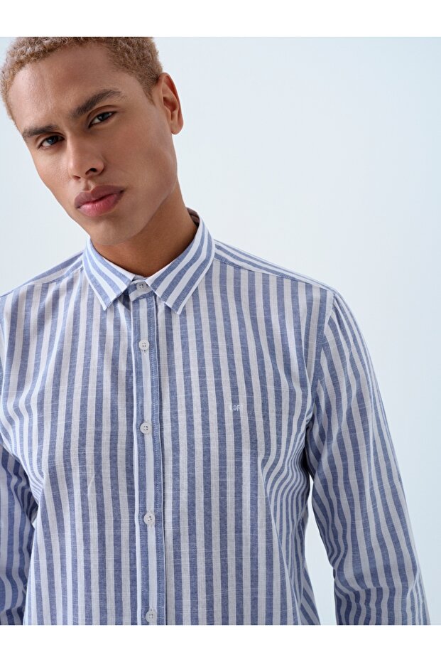 Regular Fit Erkek Gömlek U.kol - 4