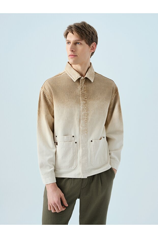 Oversize Erkek Gömlek U.kol - 1