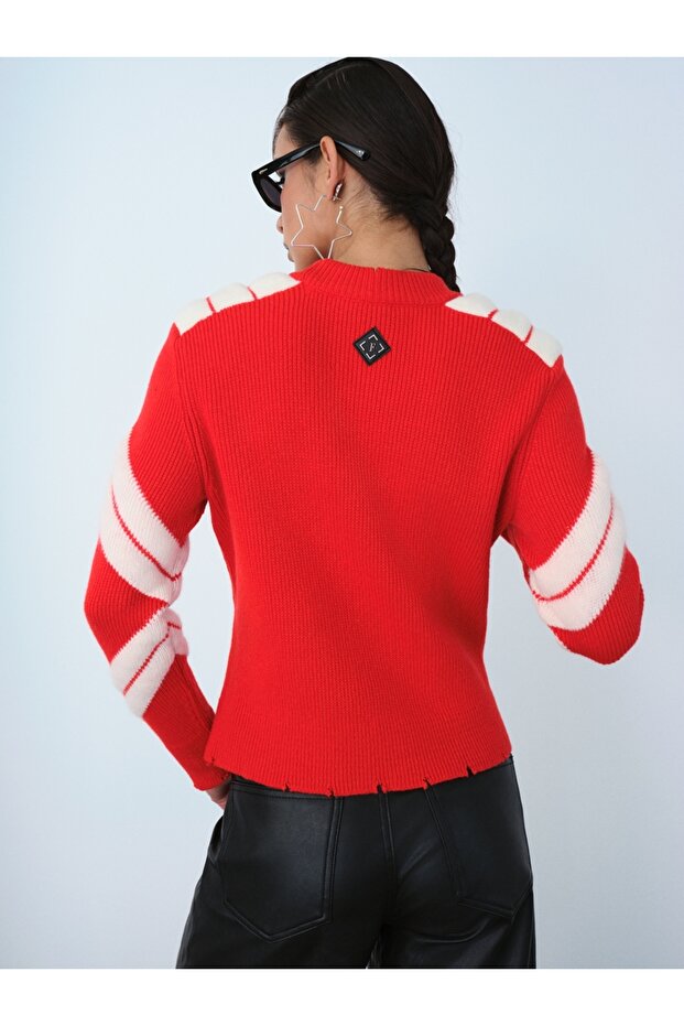 Regular Fit Kadın Kazak - 7