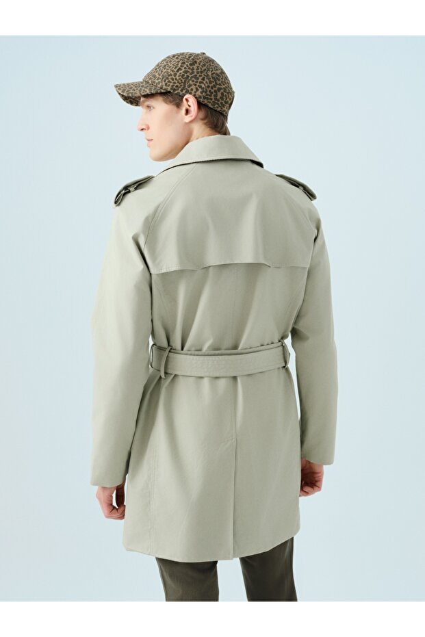 Regular Fit Erkek Trenchcoat - 3