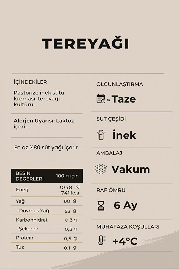 2'li Rulo Tereyağı 1000 gr (500GR X 2) - 2