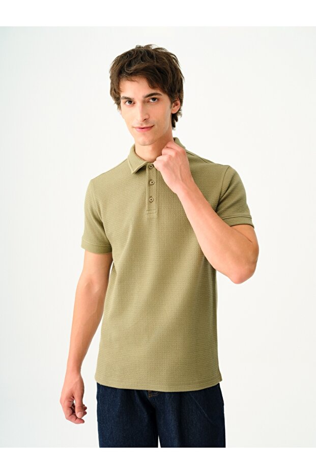 Regular Fit Men's Polo Arm