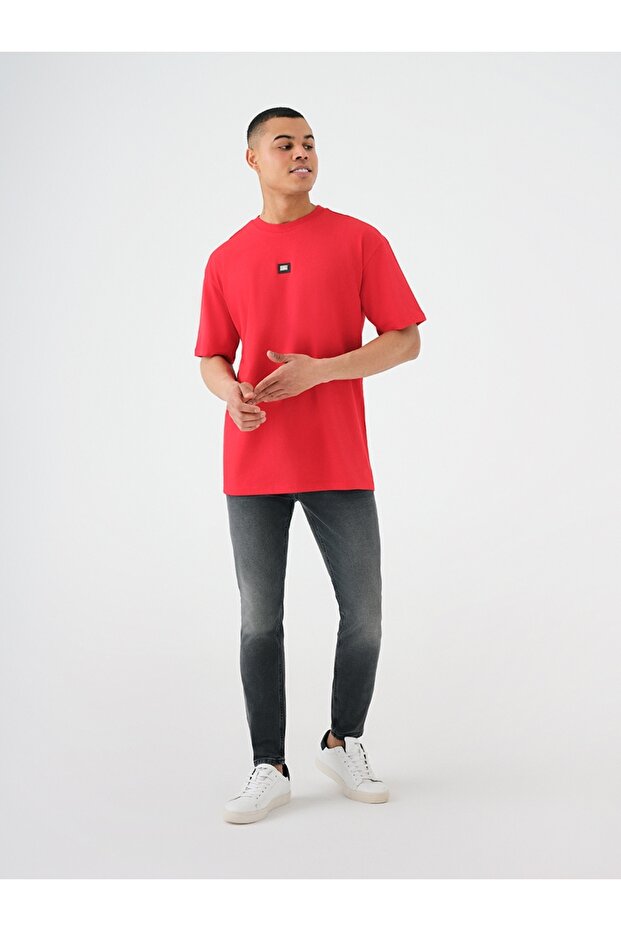 Oversize Fit Erkek Tshirt K.kol - 1