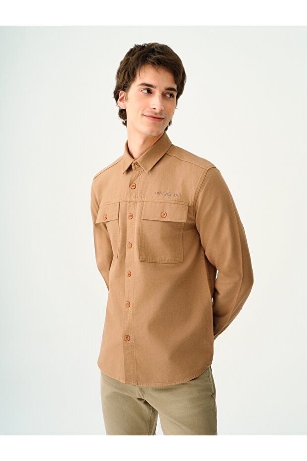 Regular Fit Erkek Gömlek U.kol - 1