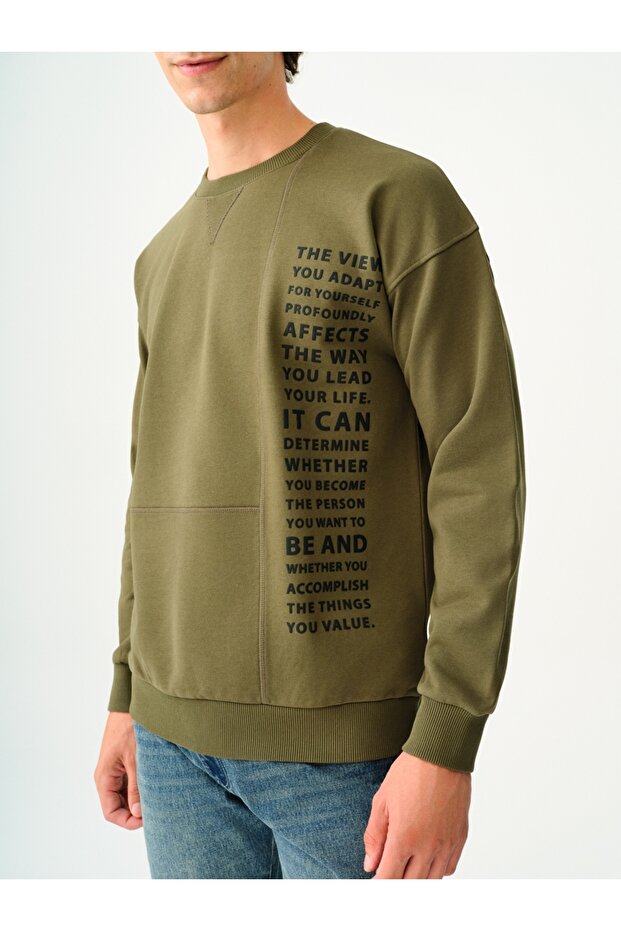 Oversize Erkek Sweatshirt - 5