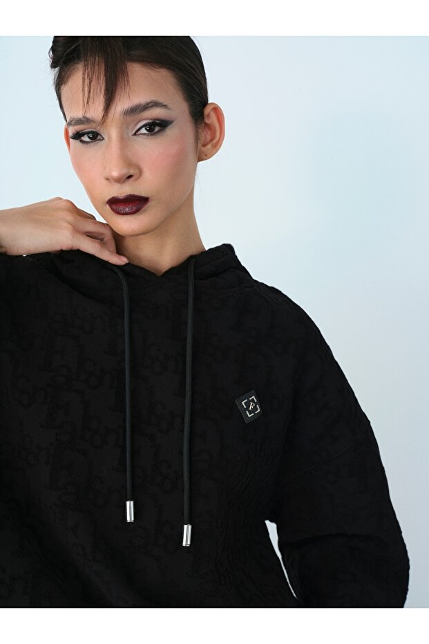 Oversize Kadın Sweatshirt - 4