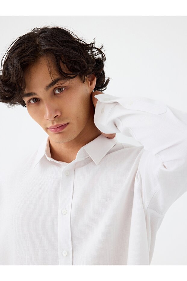 Regular Fit Erkek Gömlek U.kol - 4
