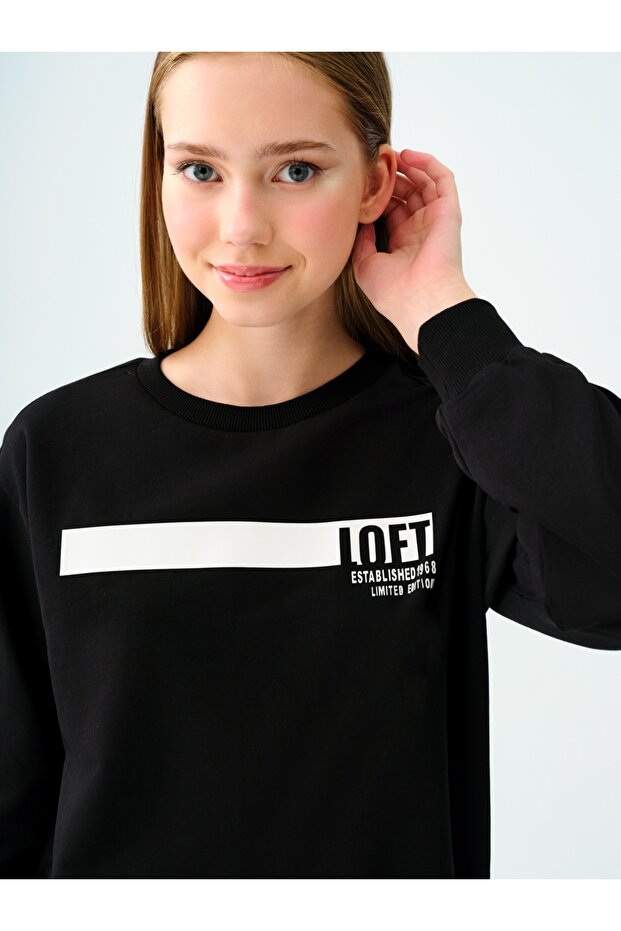 Regular Fit Kadın Sweatshirt - 4