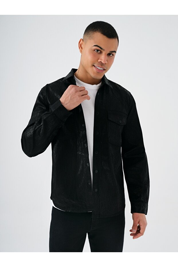 Regular Fit Erkek Gömlek U.kol - 3