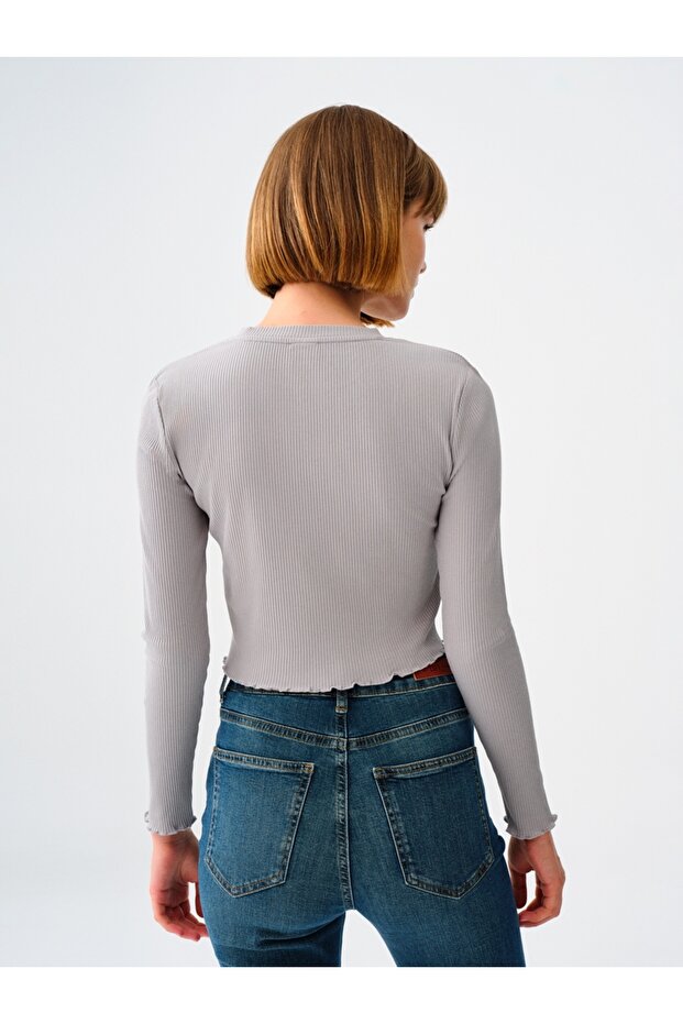 Fitted Kadın Bluz U.kol - 3