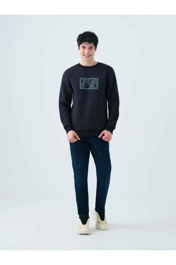 Erkek Sweat Lf2038245 Navy - 2
