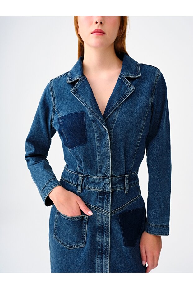 Slim Fit Kadın Elbise - 5