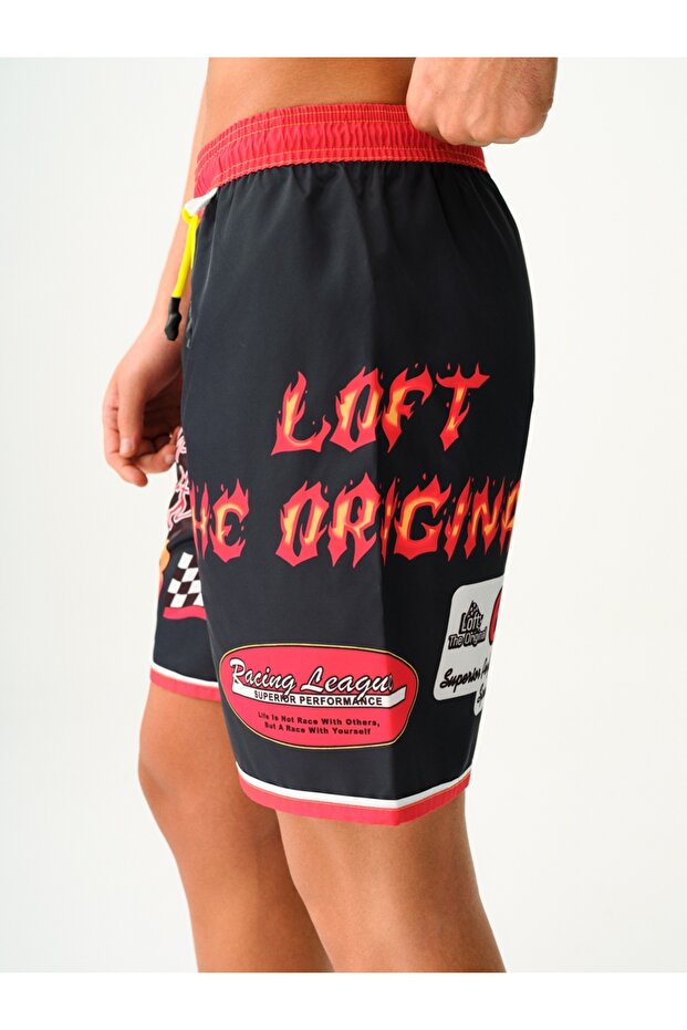 Regular Fit Erkek Deniz Şortu - 6