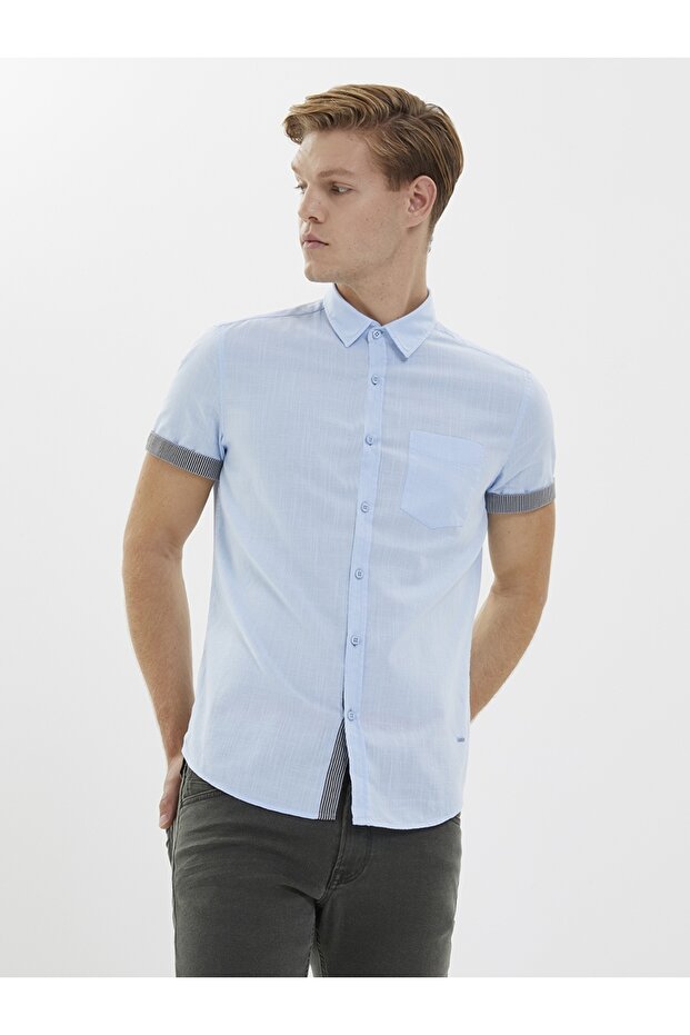 Regular Fit Erkek Gömlek K.kol - 1