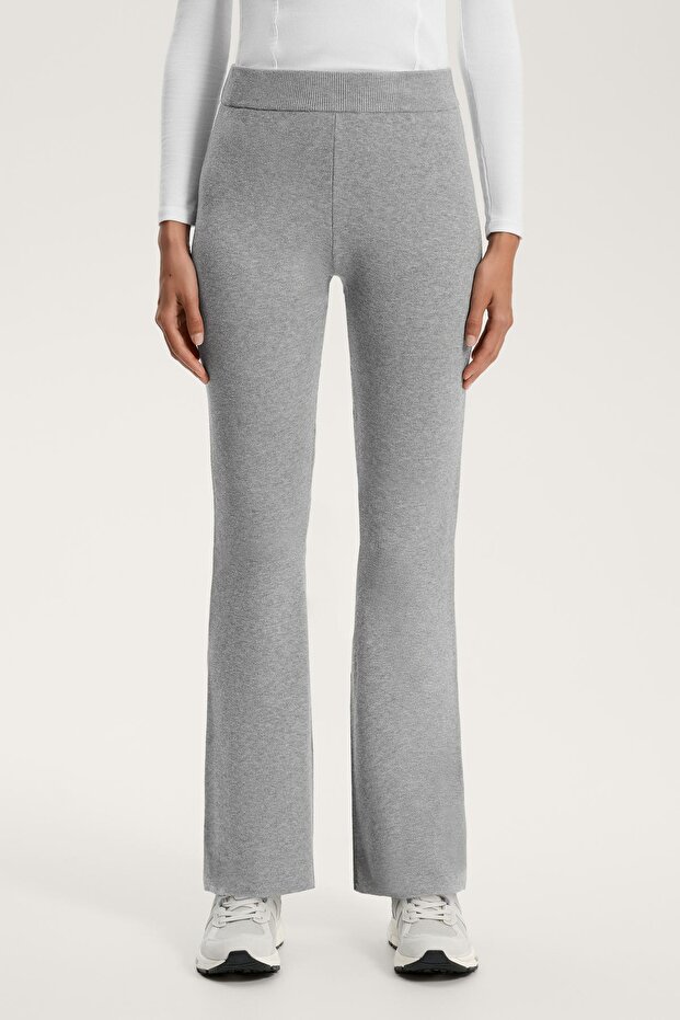 Örgü ispanyol paça pantolon - 2