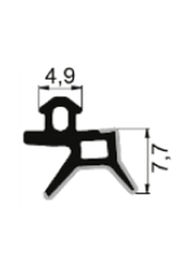 Nat 05 Pimapen Pvc Pimapen Pencere Kapı Contası Fitili (Gri) (20 Metre) - 5