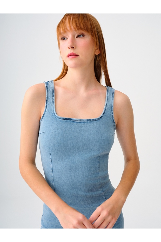 Slim Fit Kadın Elbise - 7