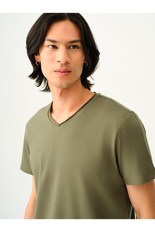 Regular Fit Erkek Tshirt K.kol - 4