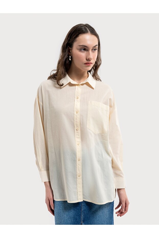 Regular Fit Kadın Gömlek U.kol - 1