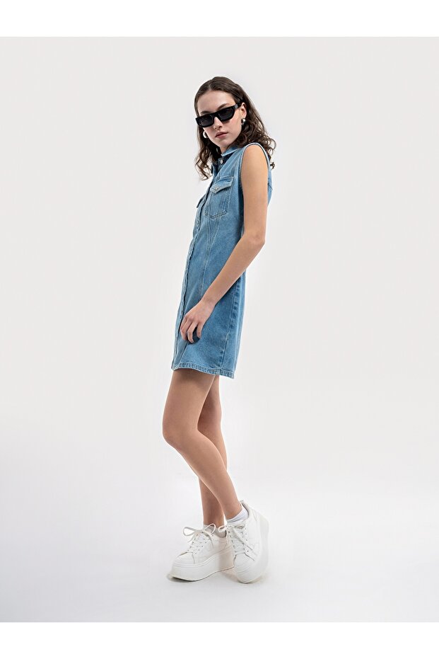 Loose Fit Kadın Elbise - 4