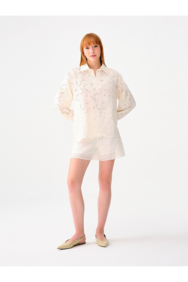 Oversize Kadın Bluz U.kol - 2