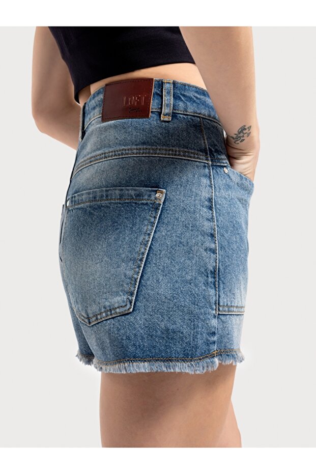 Regular Fit Kadın Şort - 6