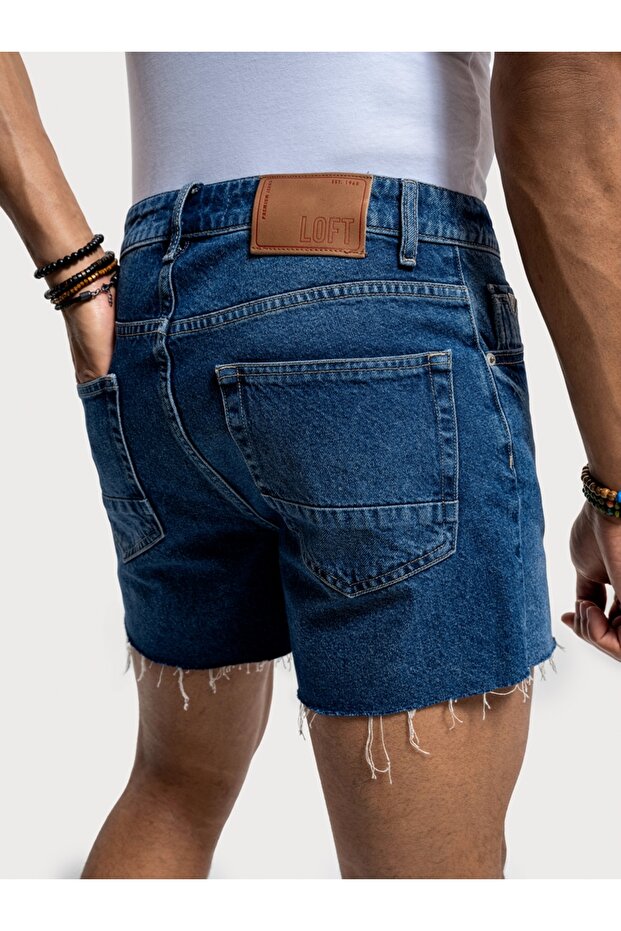 Straight Fit Erkek Şort - 6