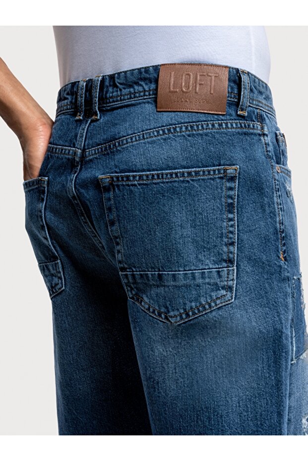 Straight Fit Erkek Şort - 6