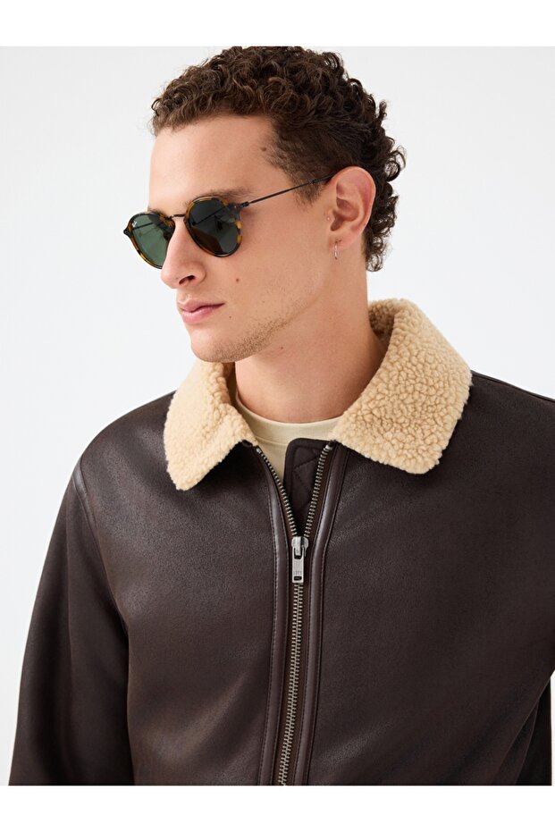 Regular Fit Erkek Mont - 5