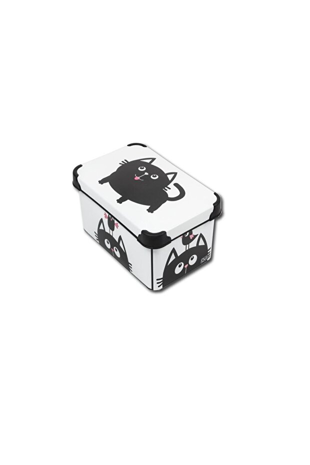 Style Box Meowdesenli 3 Parça Dekoratif Saklama Kutusu Seti - 5