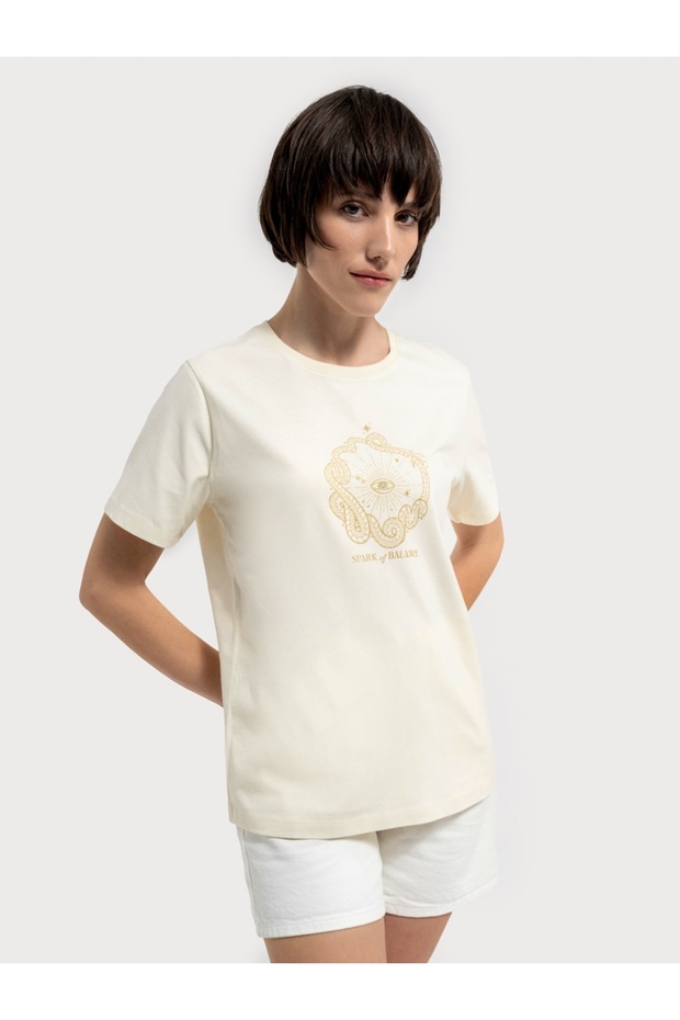 Regular Fit Kadın Tshirt K.kol - 1