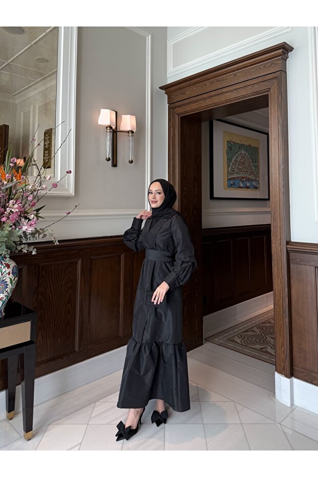 Tafta Elbise 32-2327 - 4