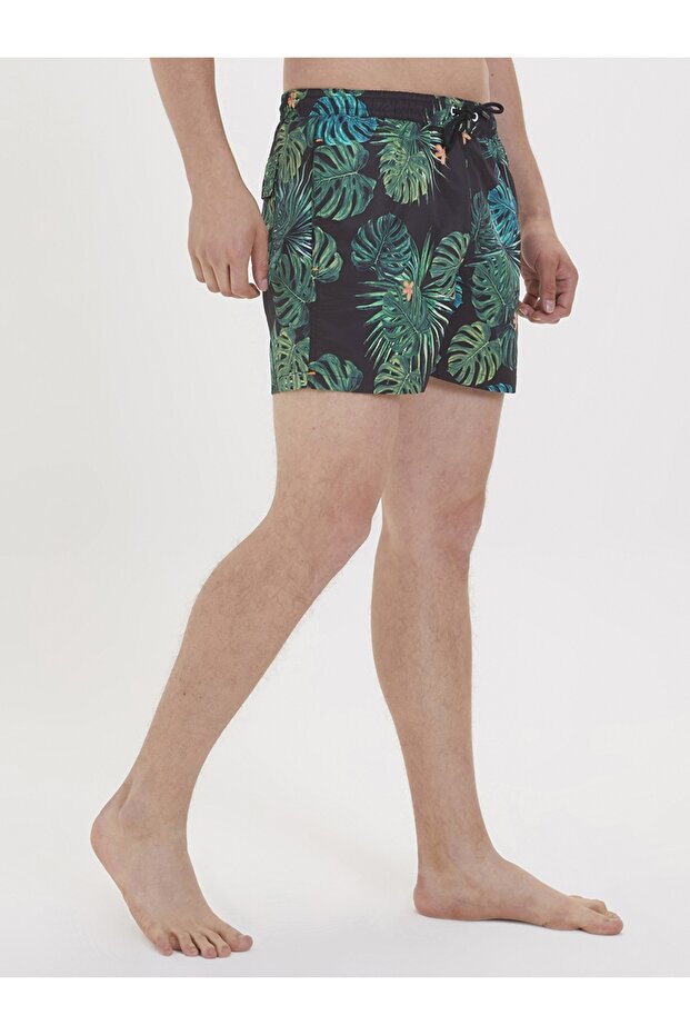 Slim Fit Erkek Deniz Şortu - 2