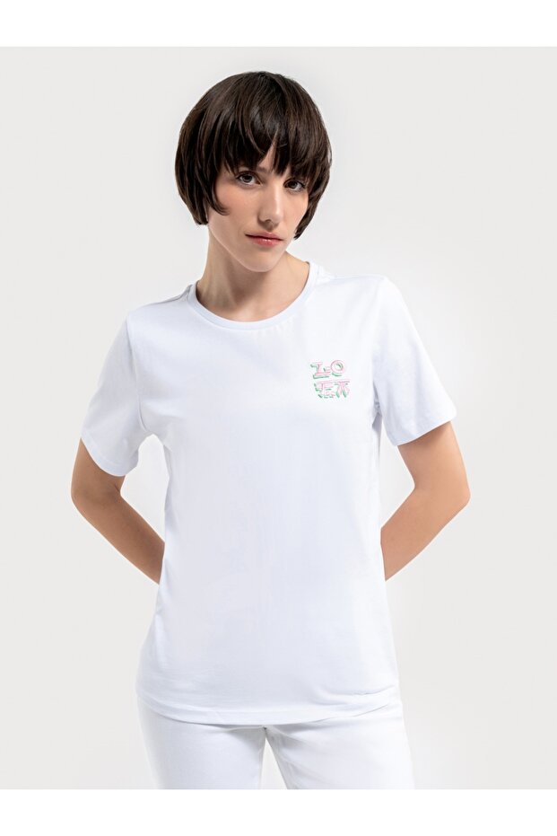 Regular Fit Kadın Tshirt K.kol - 1