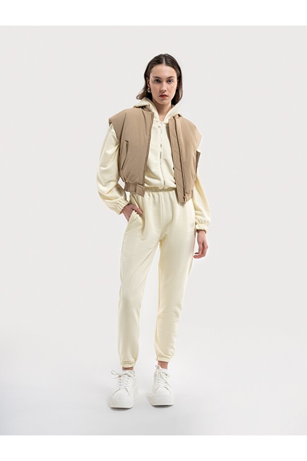 Crop Kadın Yelek - 2